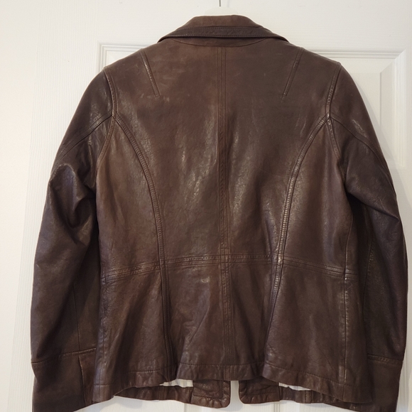 Gap genuine leather jacket - Picture 2 of 8